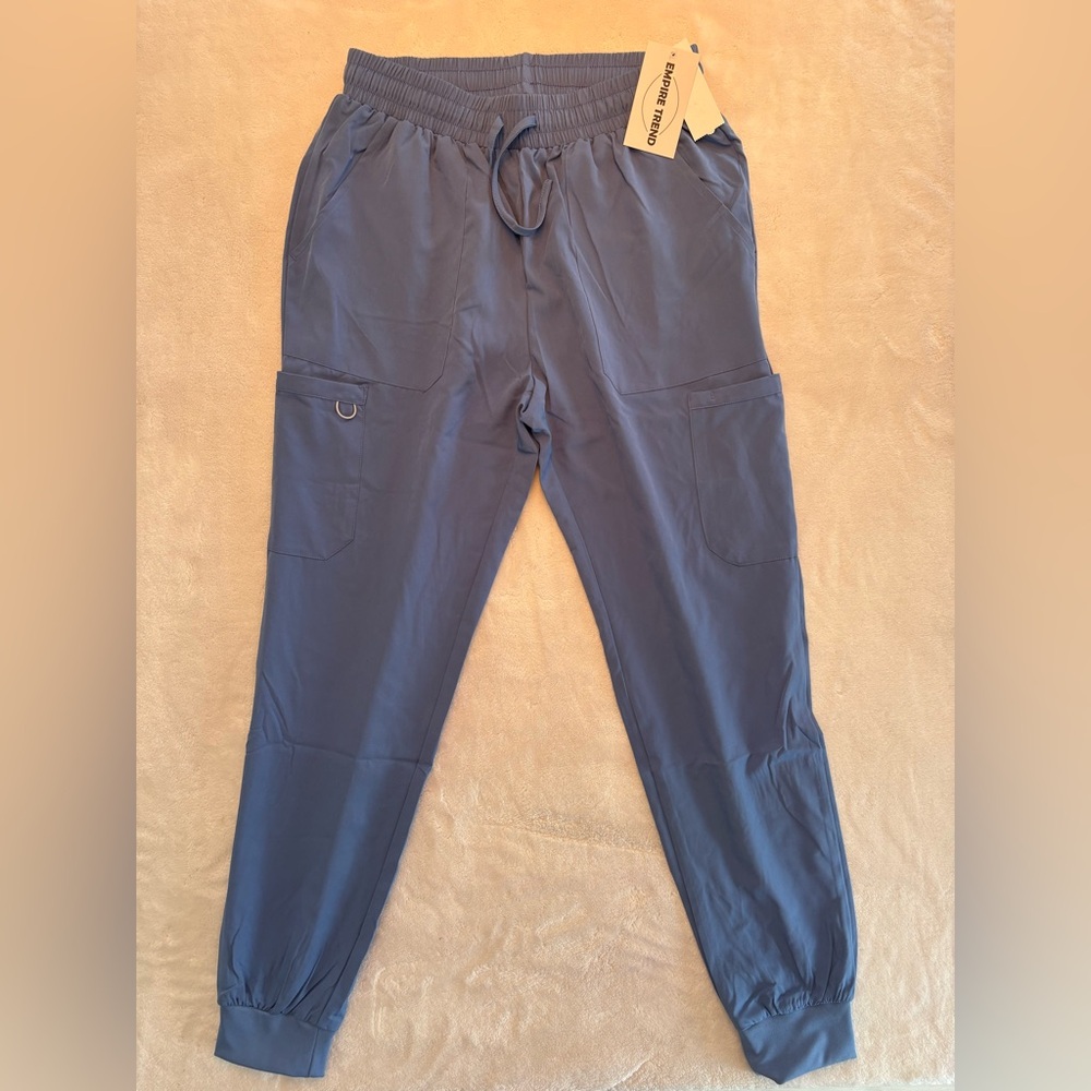 NWT Empire Trend | Medium | Womens Cecil Blue Pant Scrubs 6 Pocket Style: 323308
